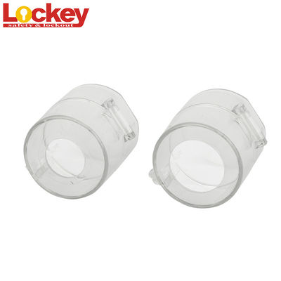 স্বচ্ছ পিসি 30mm জরুরী স্টপ বোতাম লকআউট